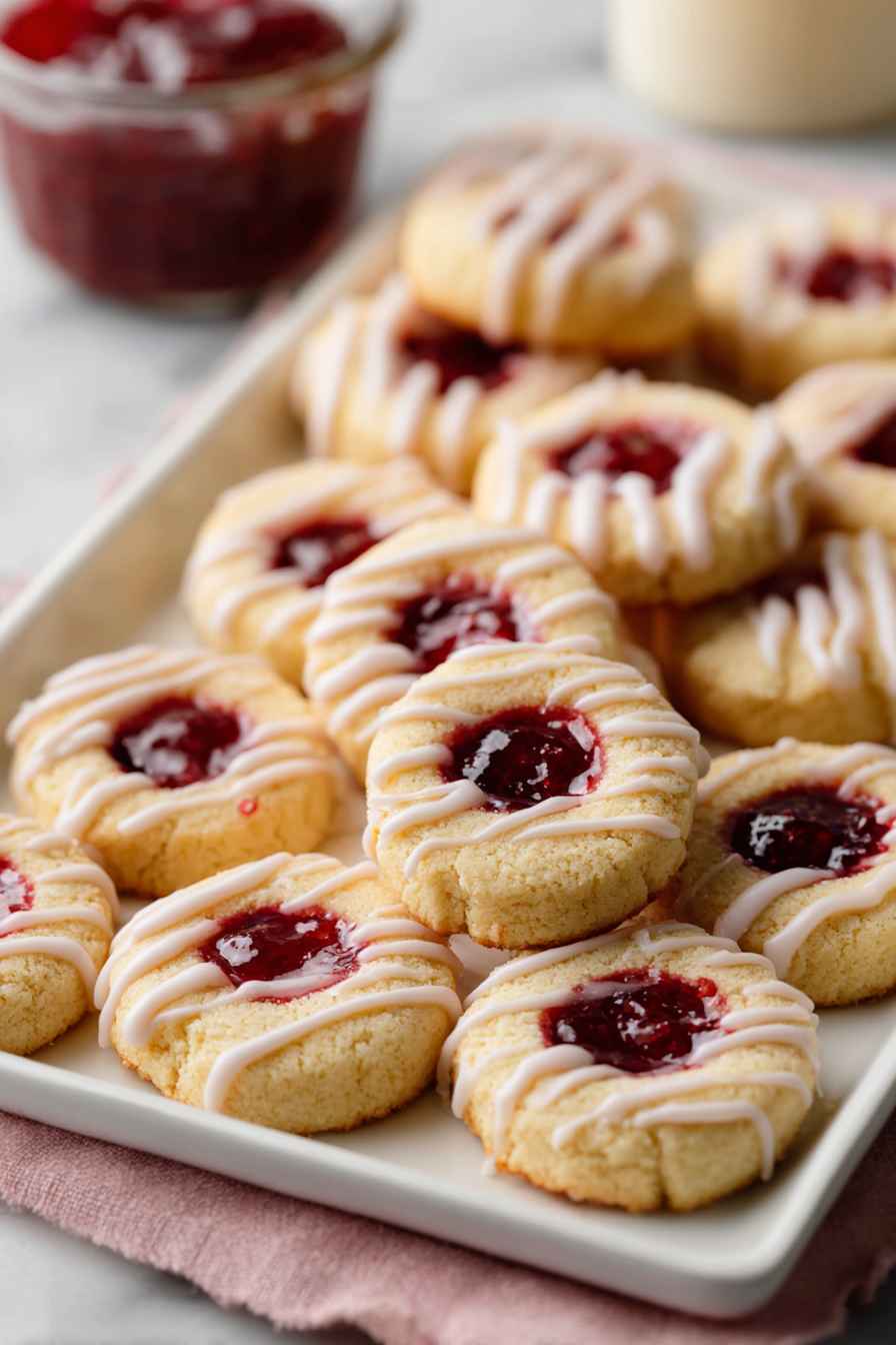 Shortbread Thumbprint Cookies
