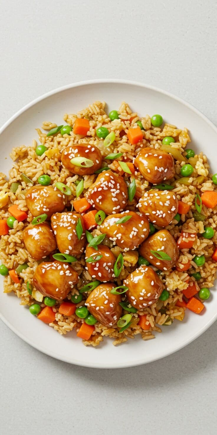 25-Minute Teriyaki Chicken Fried Rice Recipe
