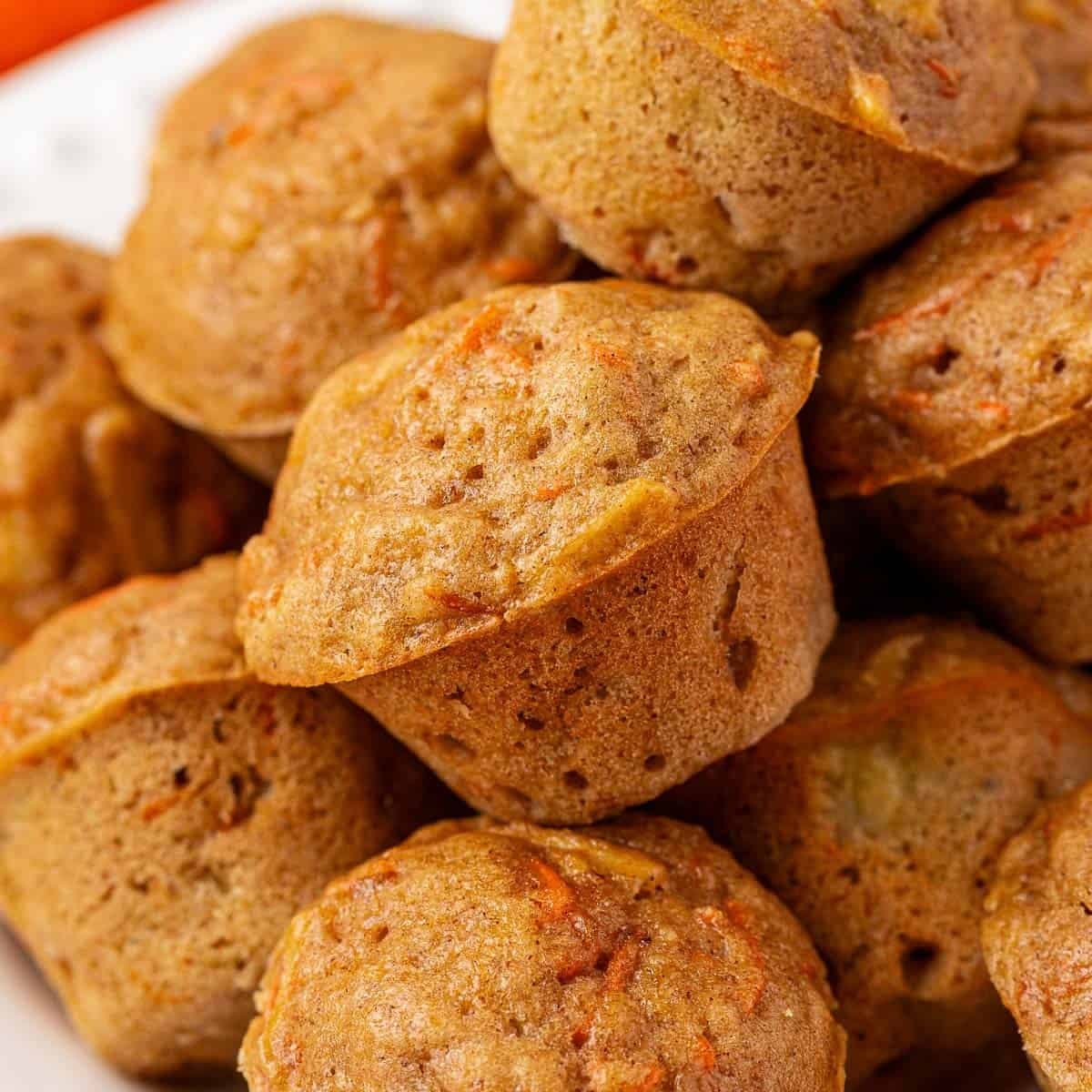 ABC Mini Muffins (Apple, Banana, and Carrot)