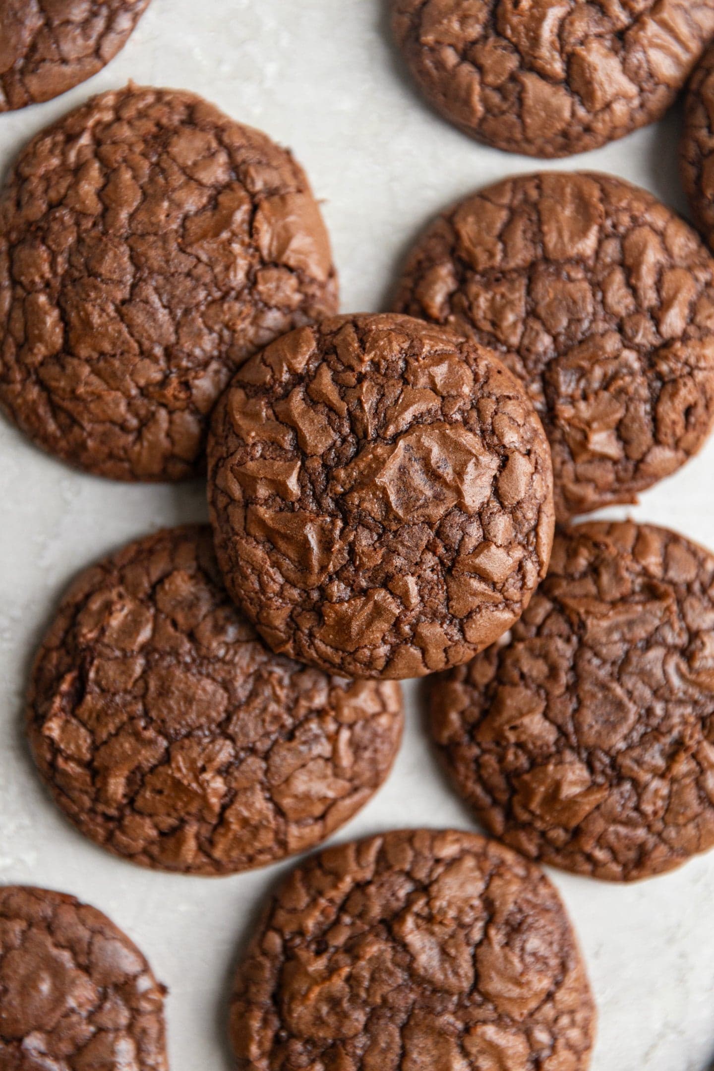 20 Minute Fudgy Chocolate Brownie Cookies
