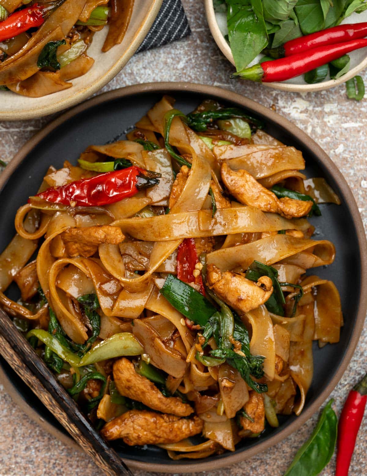 Drunken noodles