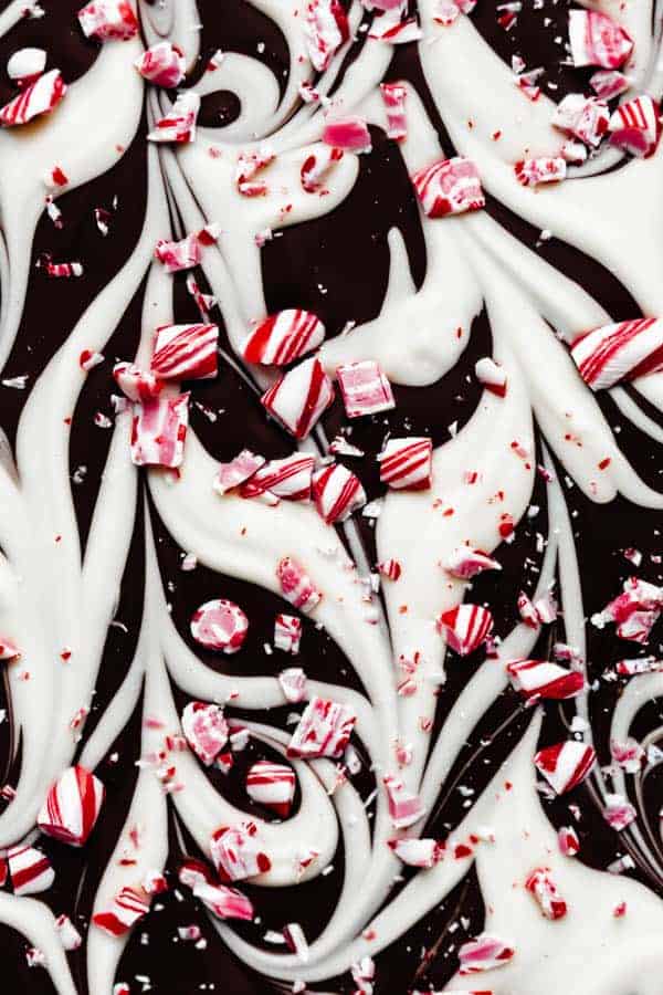 Marbled Peppermint Bark