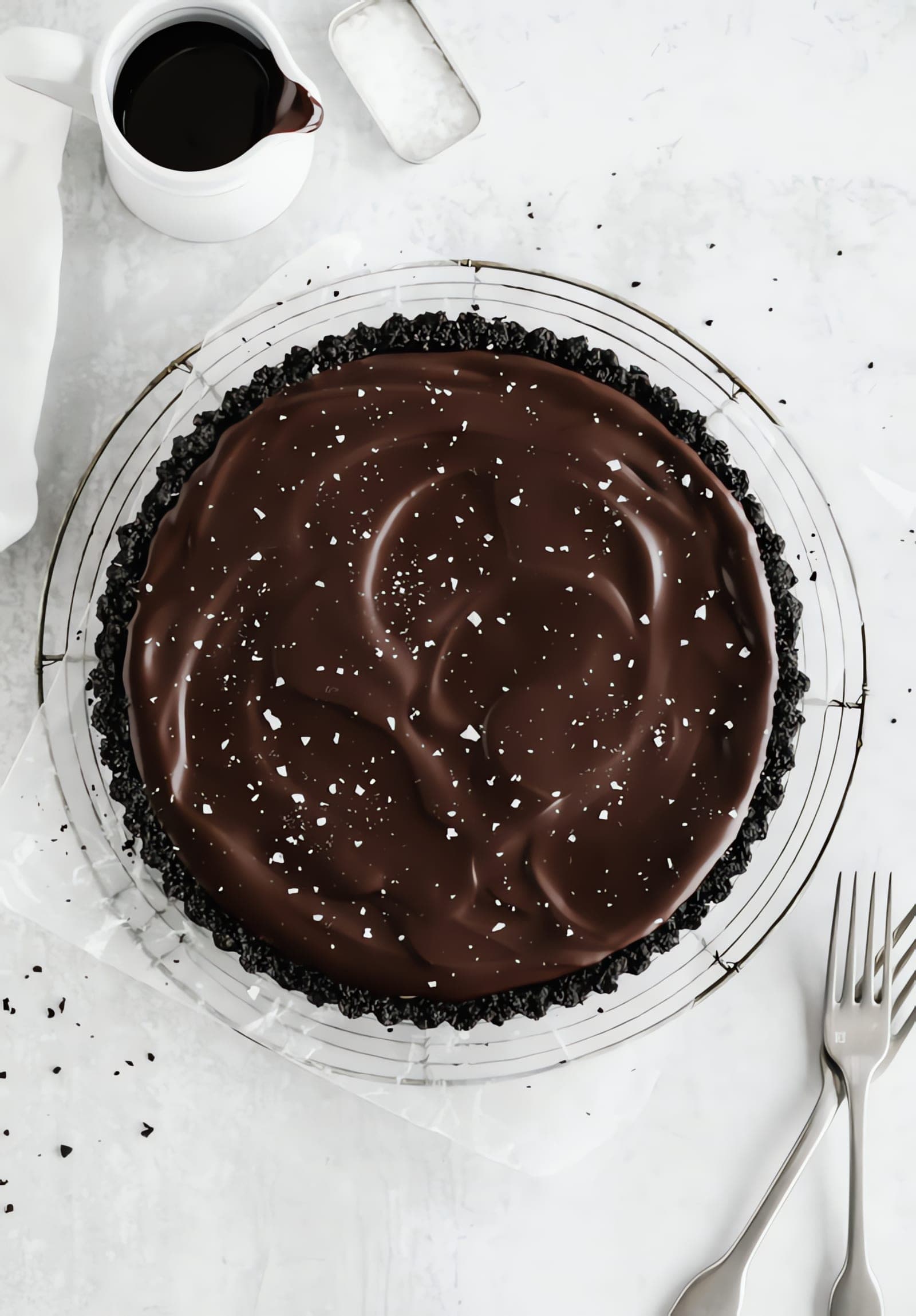 Peanut Butter Chocolate Ganache Tart