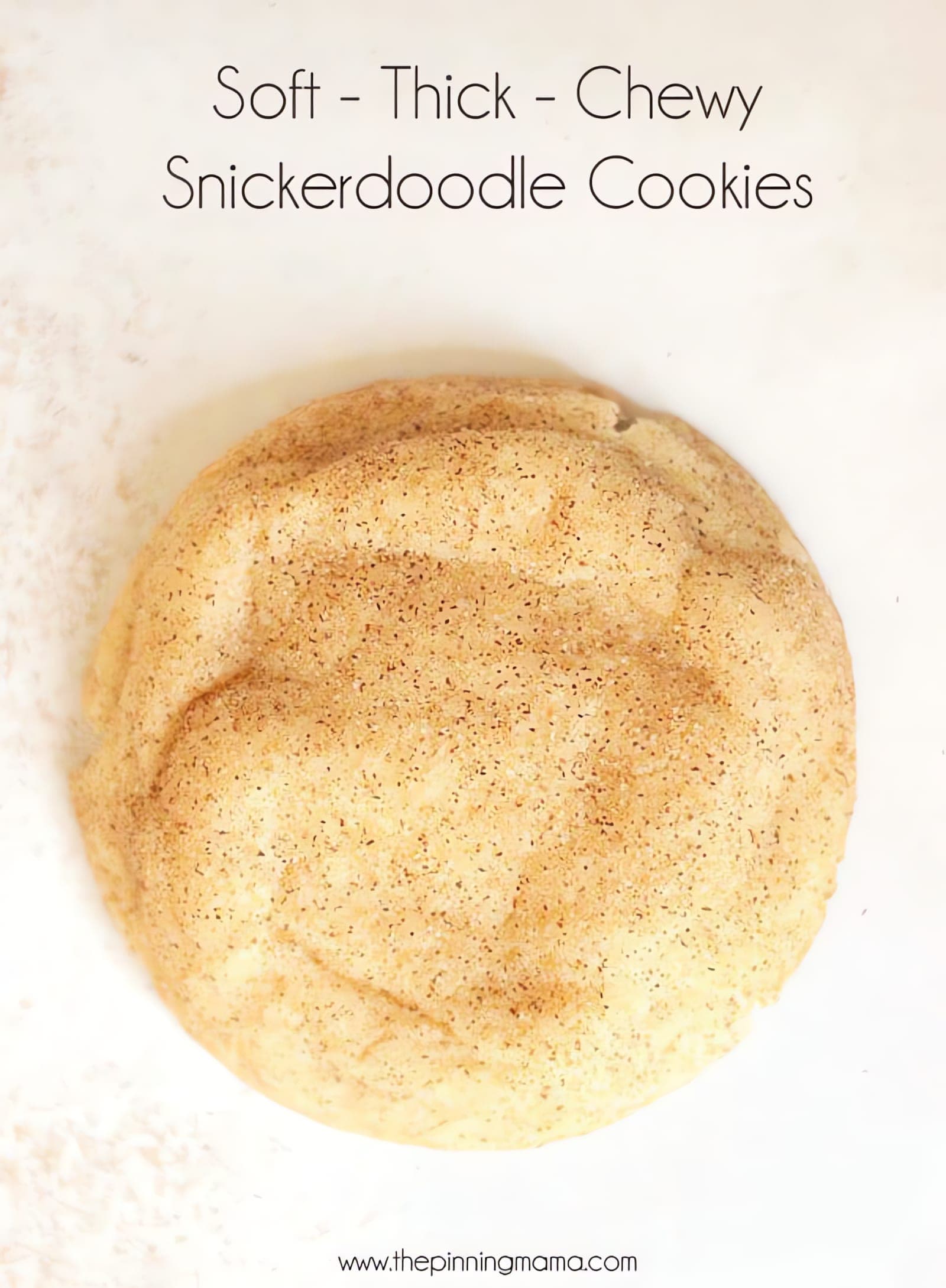 Soft & Chewy Snickerdoodle Cookies